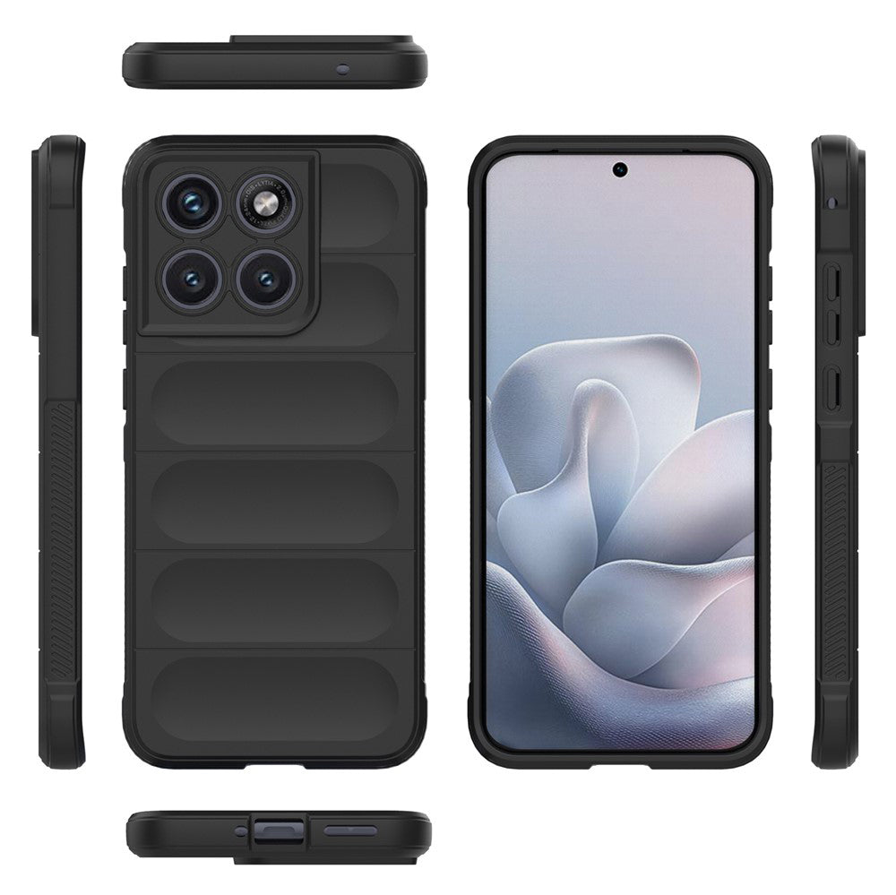 Deksel for Motorola Edge 70 Fusion, Techsuit, Magic Shield, Svart