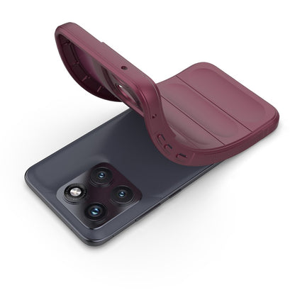 Deksel til Motorola Edge 70 Fusion, Techsuit, Magic Shield, Burgunder