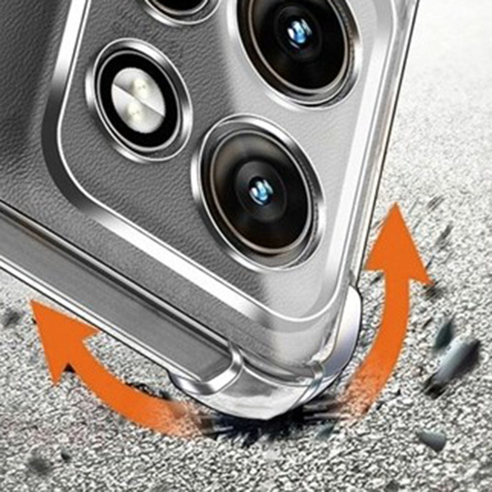 Deksel for Motorola Edge 70 Fusion, Techsuit, Shockproof Clear, Gjennomsiktig
