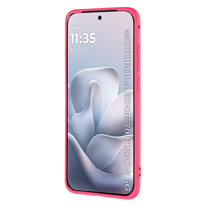 Deksel til Motorola Edge 70 Fusion, Techsuit, SoftFlex, Mørk Rosa