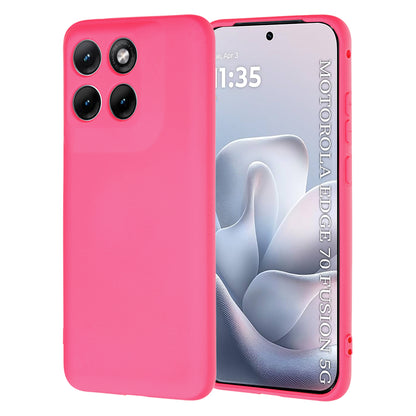 Deksel til Motorola Edge 70 Fusion, Techsuit, SoftFlex, Mørk Rosa