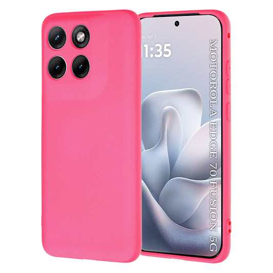 Deksel til Motorola Edge 70 Fusion, Techsuit, SoftFlex, Mørk Rosa