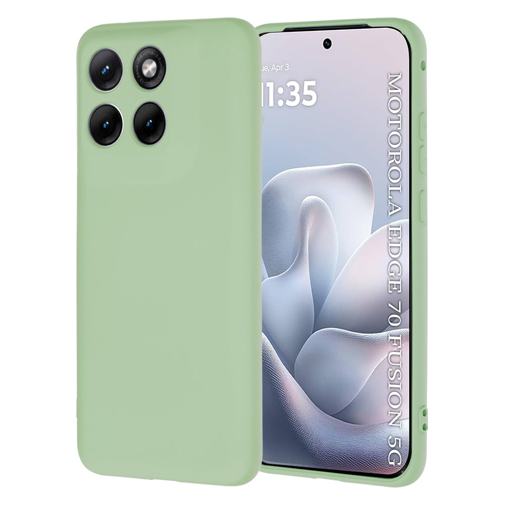 Deksel til Motorola Edge 70 Fusion, Techsuit, SoftFlex, Lys grønn