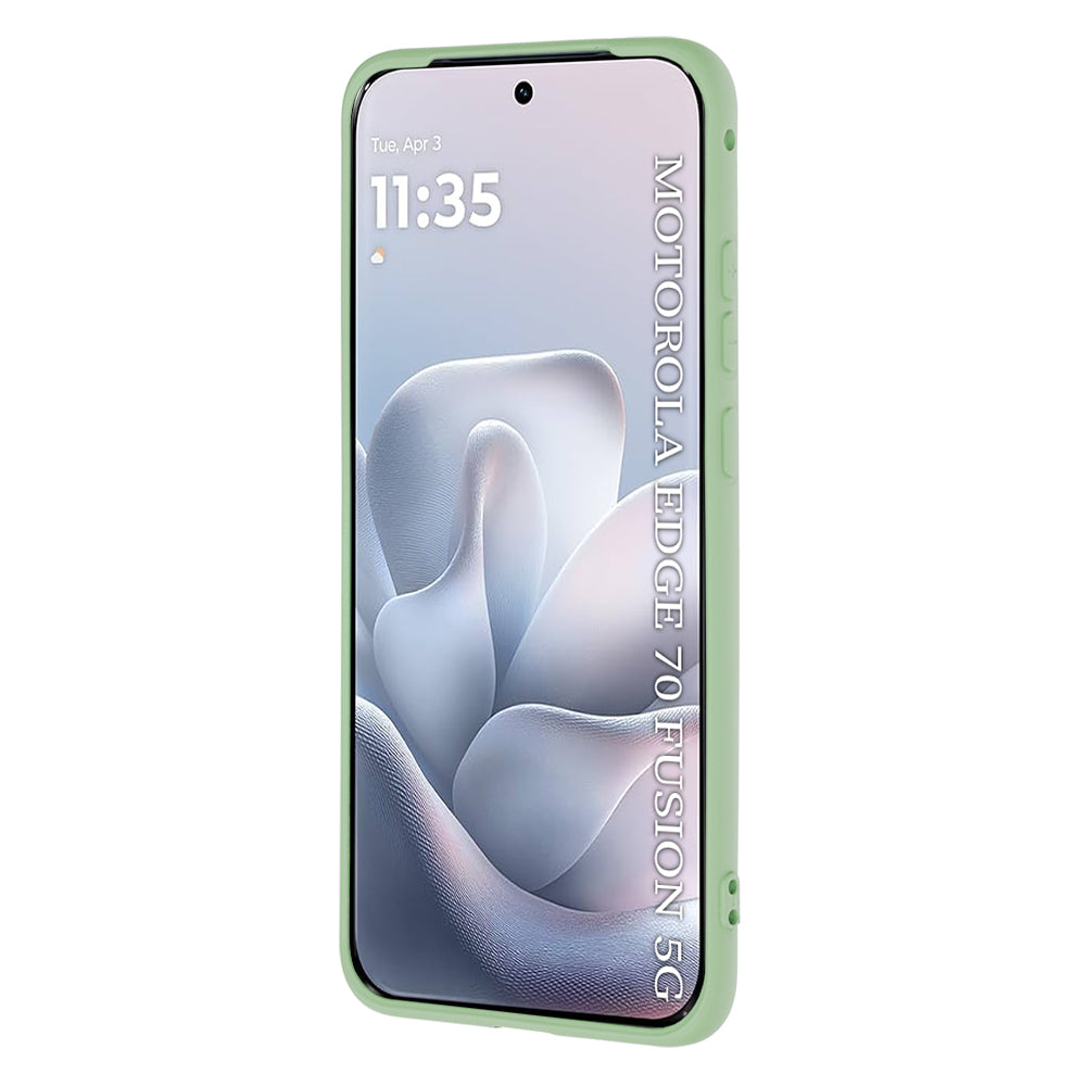 Deksel til Motorola Edge 70 Fusion, Techsuit, SoftFlex, Lys grønn