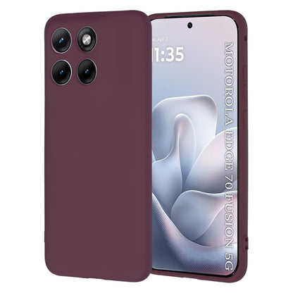 Deksel til Motorola Edge 70 Fusion, Techsuit, SoftFlex, Burgunder