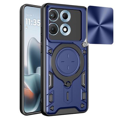Deksel til Motorola Edge 70 Max, Techsuit, CamGuard Pro, Blå