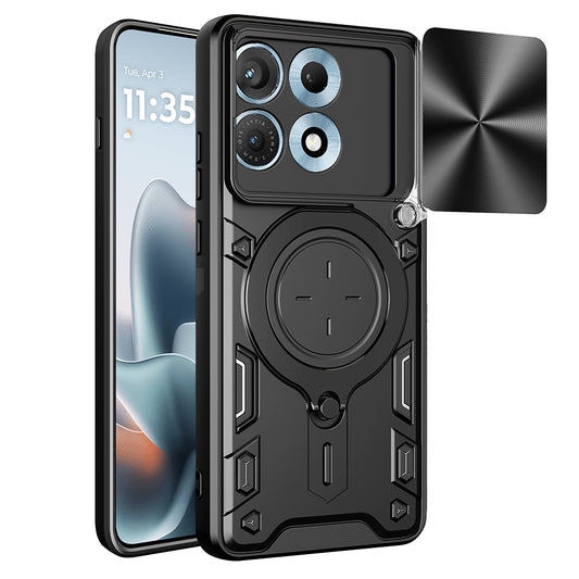 Deksel for Motorola Edge 70 Max, Techsuit, CamGuard Pro, Svart