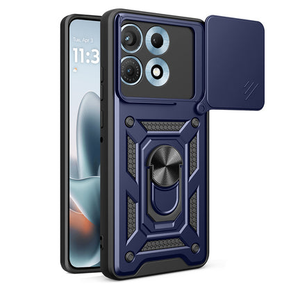 Deksel til Motorola Edge 70 Max, Techsuit, CamShield, Blå