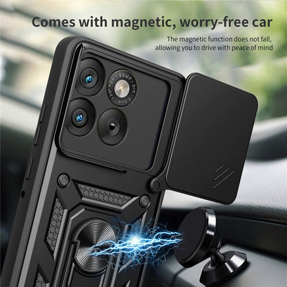 Deksel til Motorola Edge 70 Max, Techsuit, CamShield, Svart