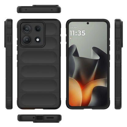 Deksel for Motorola Edge 70 Max, Techsuit, Magic Shield, Svart