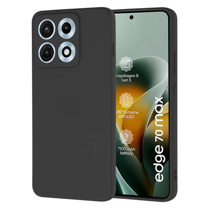 Deksel for Motorola Edge 70 Max, Techsuit, SoftFlex, Svart