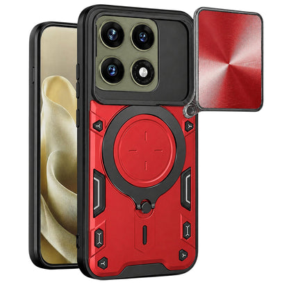 Deksel til Motorola Edge 70 Pro, Techsuit, CamGuard Pro, Rød