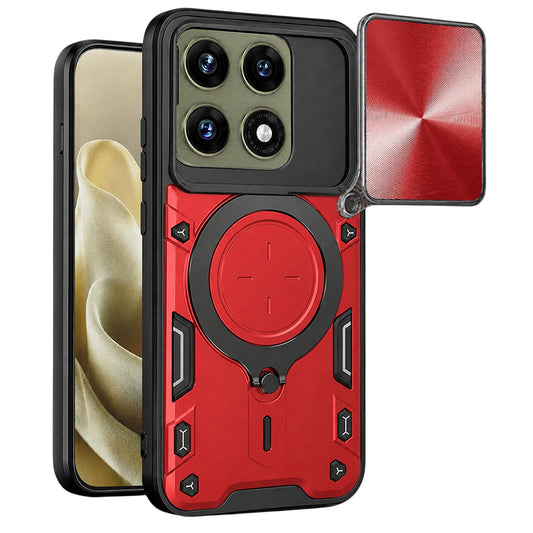 Deksel til Motorola Edge 70 Pro, Techsuit, CamGuard Pro, Rød