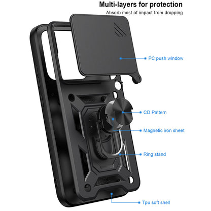Deksel til Motorola Edge 70 Pro, Techsuit, CamShield, Gullfarget
