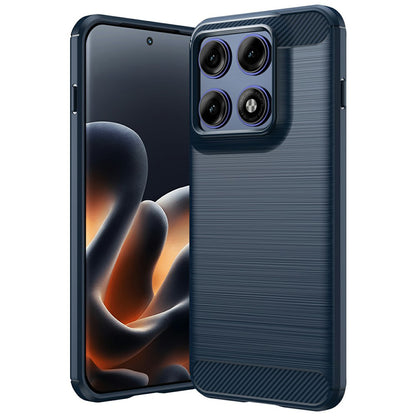 Deksel til Motorola Edge 70 Pro, Techsuit, Karbon, Blå