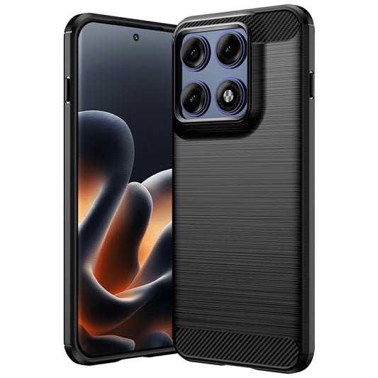 Deksel til Motorola Edge 70 Pro, Techsuit, Karbon, Svart