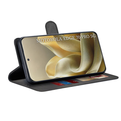 Deksel til Motorola Edge 70 Pro, Techsuit, Diary Book, Svart