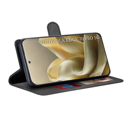 Deksel til Motorola Edge 70 Pro, Techsuit, Diary Book, Svart