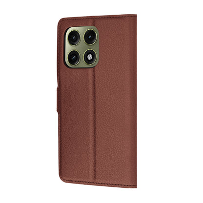 Deksel for Motorola Edge 70 Pro, Techsuit, Leather Folio, Brun