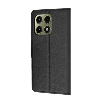 Deksel for Motorola Edge 70 Pro, Techsuit, Leather Folio, Svart