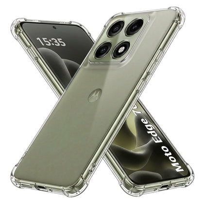 Deksel til Motorola Edge 70 Pro, Techsuit, Støtsikker Klar, Transparent