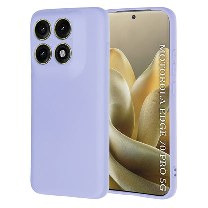 Deksel for Motorola Edge 70 Pro, Techsuit, SoftFlex, Lys lilla