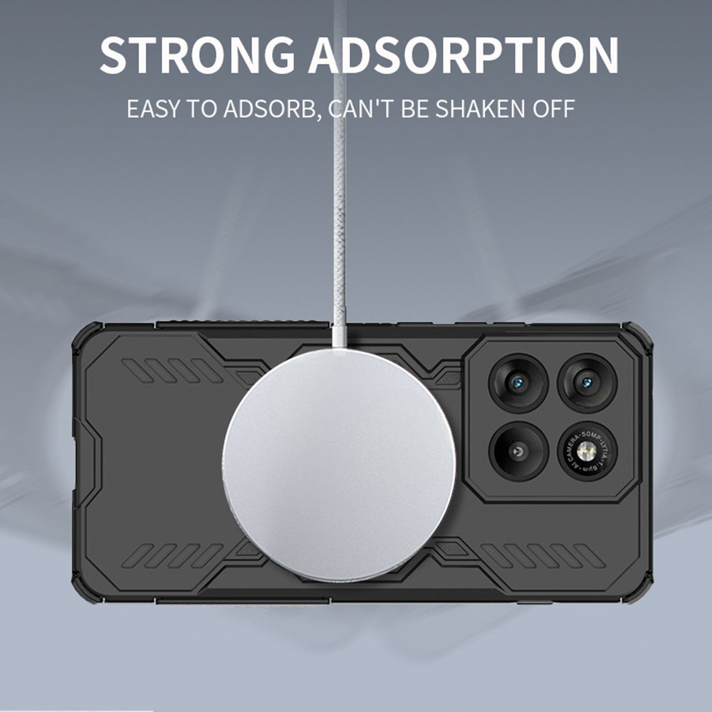 Deksel for Motorola Edge 70, Techsuit, ArmorMag, Svart