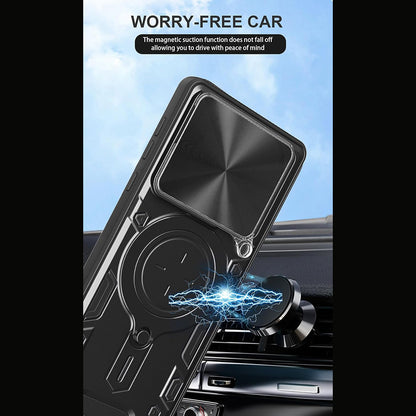 Deksel for Motorola Edge 70, Techsuit, CamGuard Pro, Svart