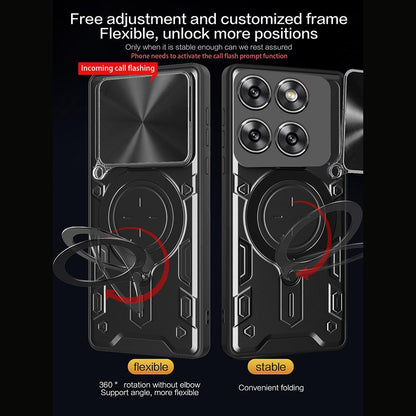 Deksel for Motorola Edge 70, Techsuit, CamGuard Pro, Rød