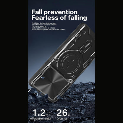 Deksel for Motorola Edge 70, Techsuit, CamGuard Pro, Rød