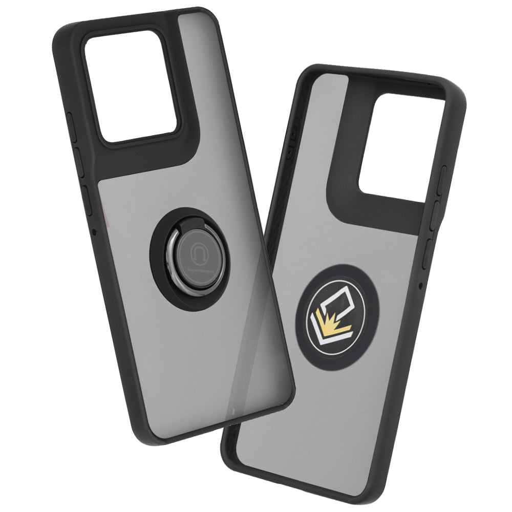 Deksel for Motorola Edge 70, Techsuit, Glinth, Svart