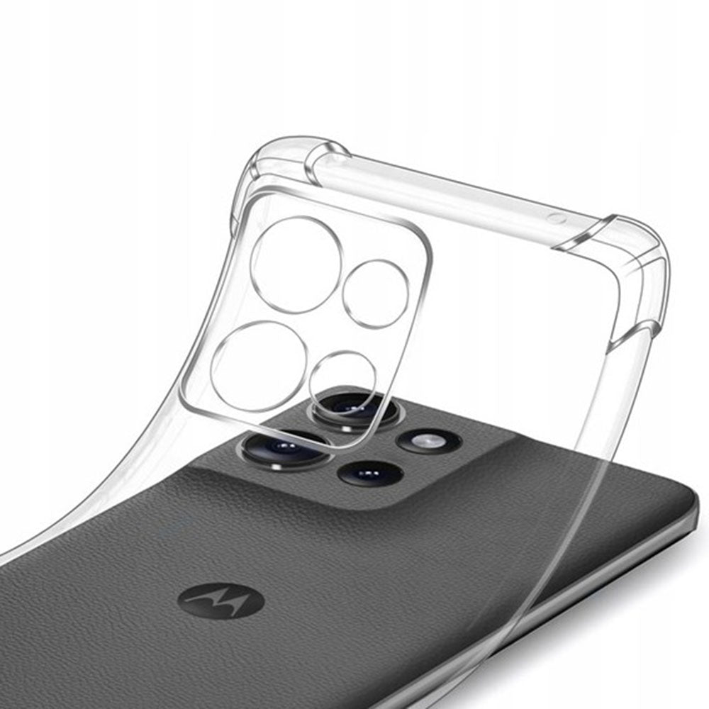 Deksel for Motorola Edge 70, Techsuit, Shockproof Clear, Gjennomsiktig