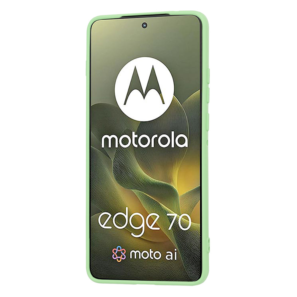 Deksel for Motorola Edge 70, Techsuit, SoftFlex, Lys Grønn