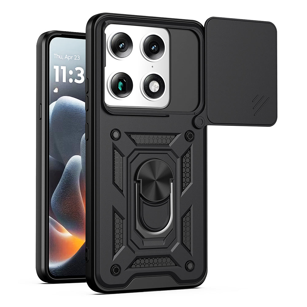 Deksel for Motorola Edge 70 Ultra / Signature, Techsuit, CamShield, Svart