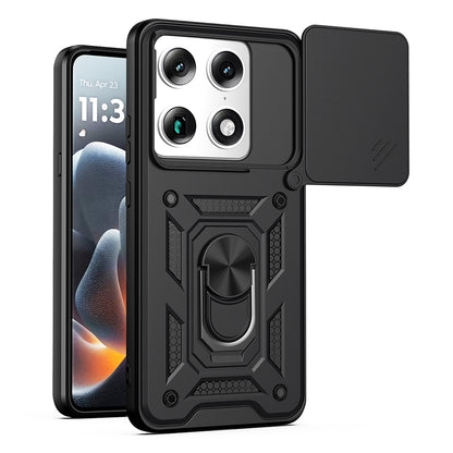 Deksel for Motorola Edge 70 Ultra / Signature, Techsuit, CamShield, Svart