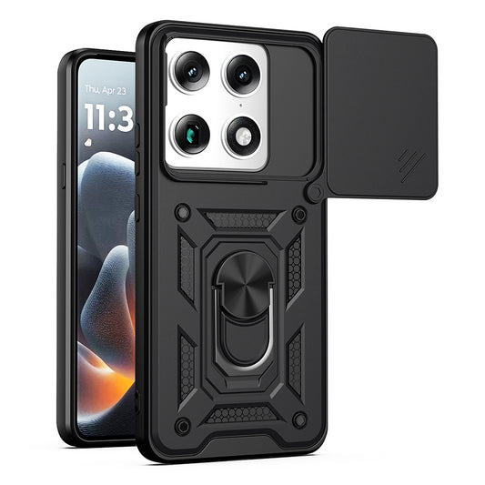 Deksel for Motorola Edge 70 Ultra / Signature, Techsuit, CamShield, Svart