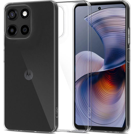 Deksel for Motorola Moto G56, Tech-Protect, Flexair, Gjennomsiktig