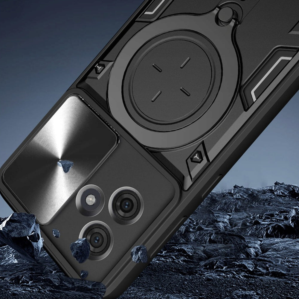 Deksel til Motorola Moto G86, Techsuit, CamGuard Pro, Svart