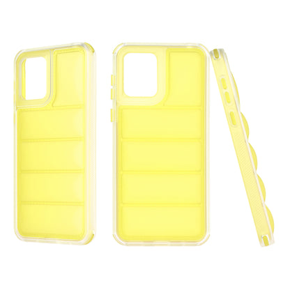Deksel til Motorola Moto E13, Techsuit, Wave Shield, Gul