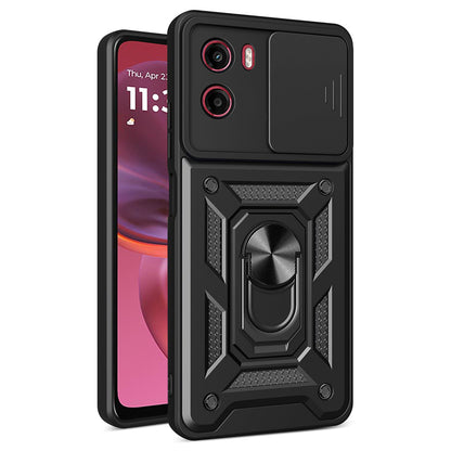 Deksel for Motorola Moto E15 / G05, Techsuit, CamShield, Svart