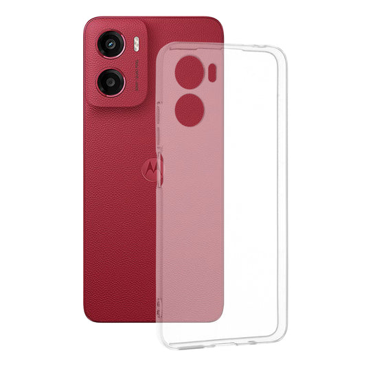 Deksel til Motorola Moto E15 / G05, Techsuit, Klar, Transparent