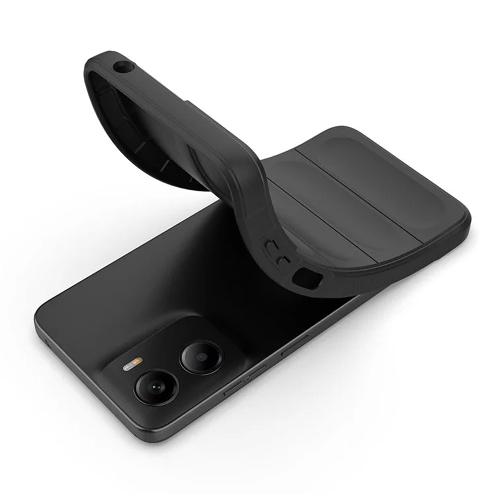 Deksel for Motorola Moto E15 / G05, Techsuit, Magic Shield, Svart