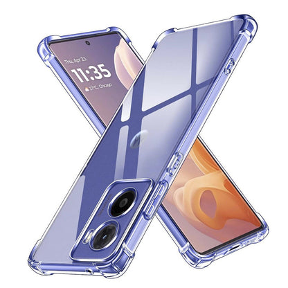Deksel til Motorola Moto E15 / G05, Techsuit, Støtsikker Klar, Transparent
