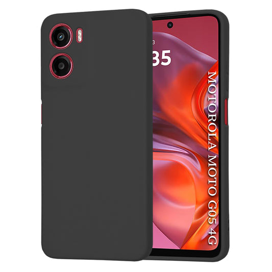 Deksel til Motorola Moto E15 / G05, Techsuit, SoftFlex, Svart