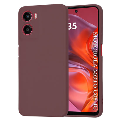 Deksel til Motorola Moto E15 / G05, Techsuit, SoftFlex, Burgunder