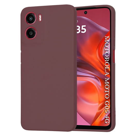 Deksel til Motorola Moto E15 / G05, Techsuit, SoftFlex, Burgunder