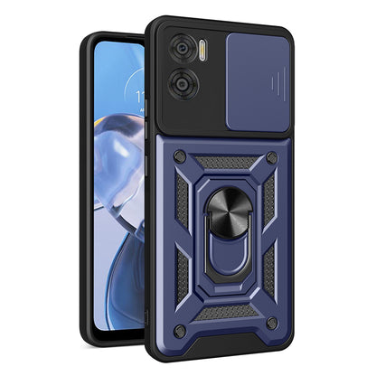 Deksel for Motorola Moto E22i / E22, Techsuit, CamShield, Blå