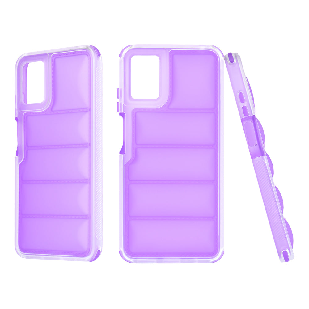Deksel for Motorola Moto E22i / E22, Techsuit, Wave Shield, Lilla