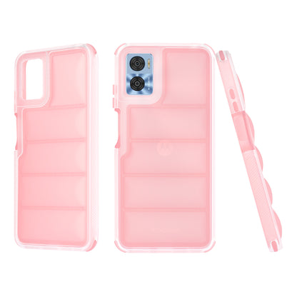Deksel for Motorola Moto E22i / E22, Techsuit, Wave Shield, Rosa