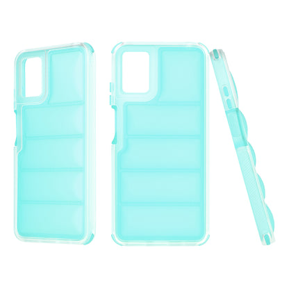 Deksel for Motorola Moto E22i / E22, Techsuit, Wave Shield, Turkis